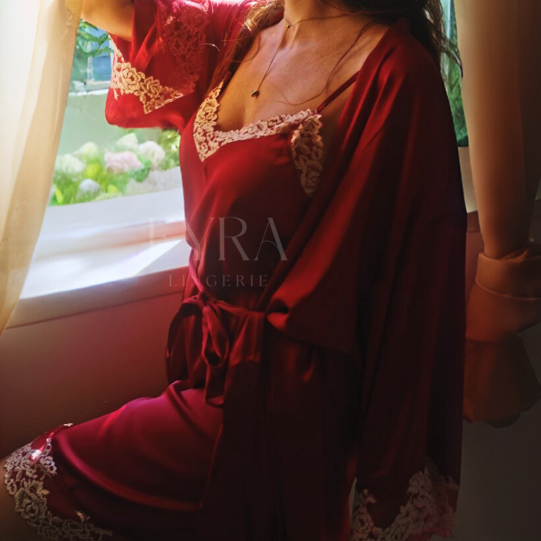 Camisa + Robe Eleanor - Red
