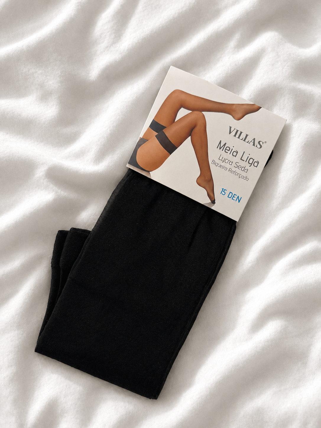 Meia liga collants pretos sexy