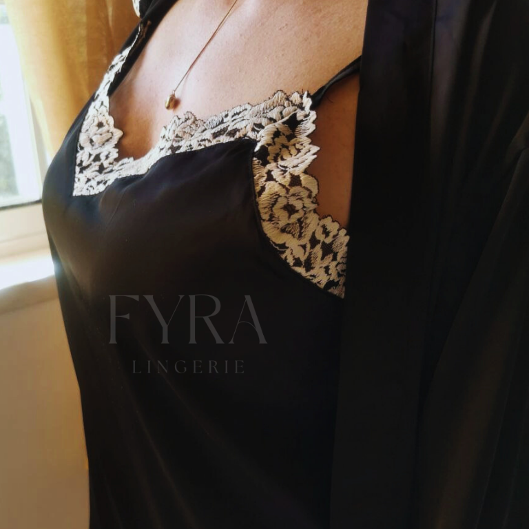 Camisa + Robe Eleanor - Black