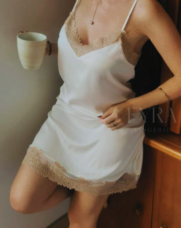 Camisa + Robe Eleanor - Pearl