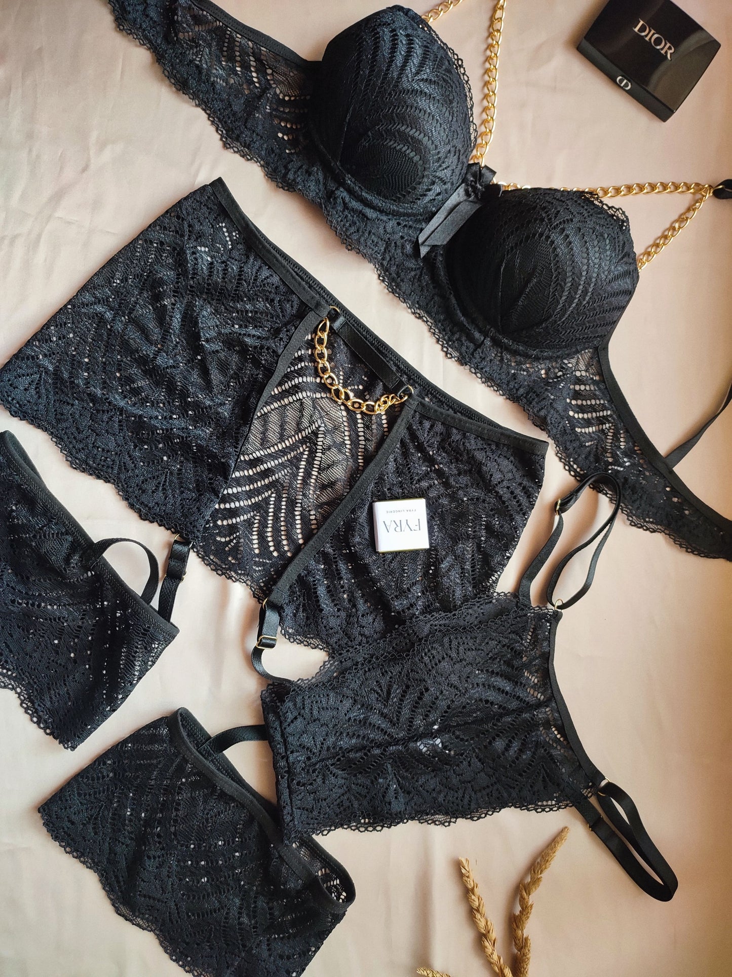 Set Lingerie Samantha - Black