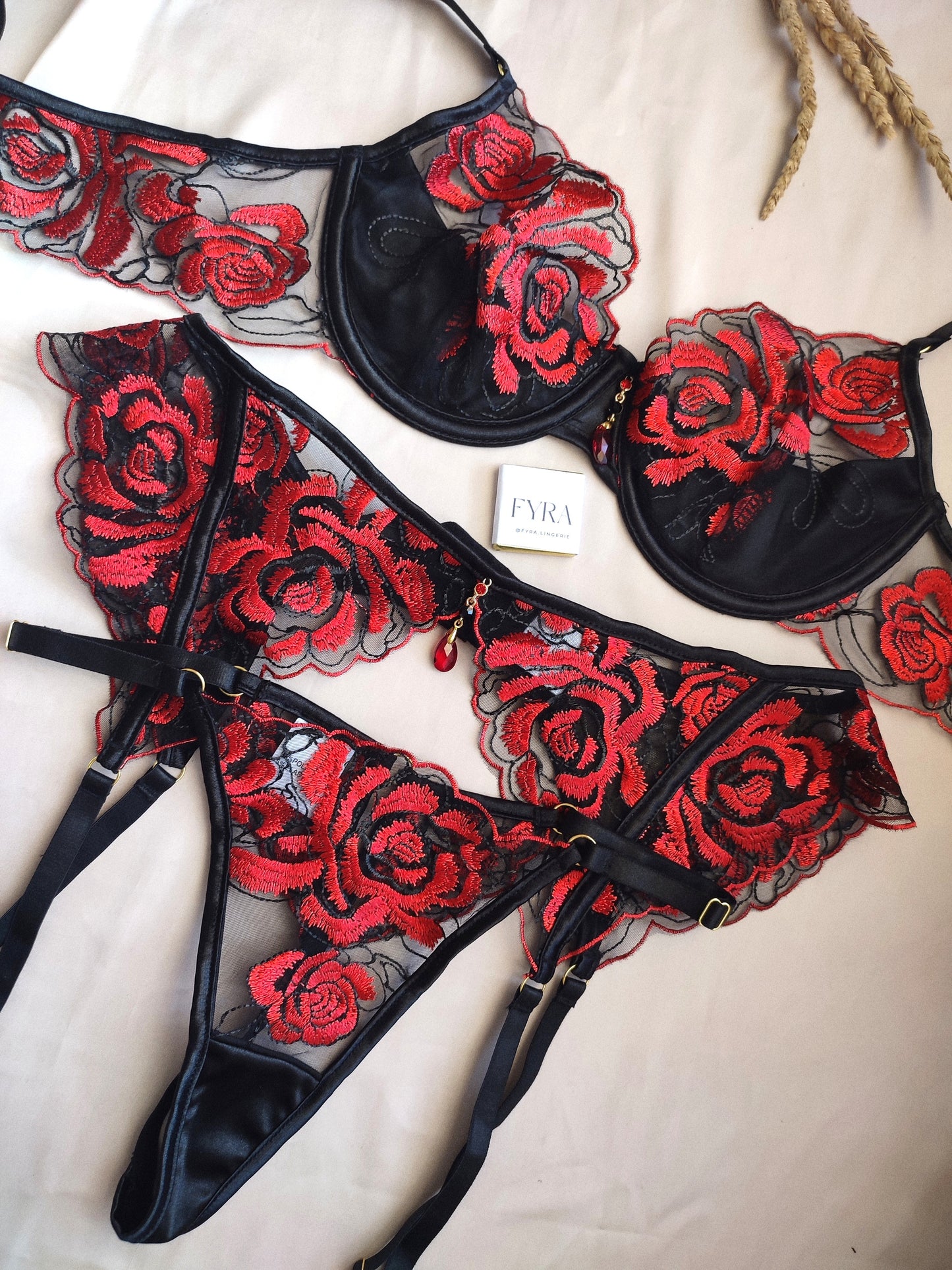 Set Lingerie Rose